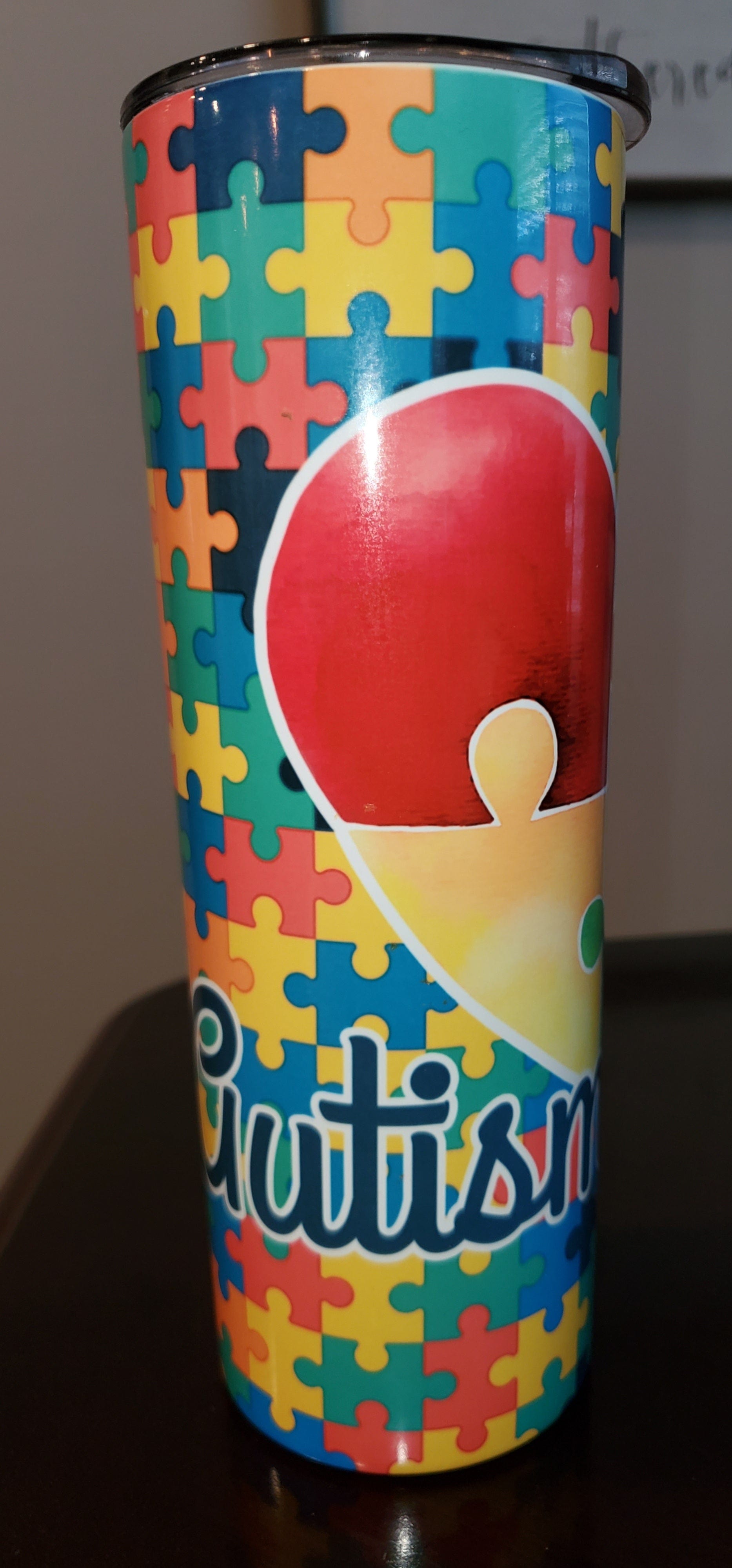 MPRESS Drink ware 20oz tumbler Autism Mom Cup Tumbler