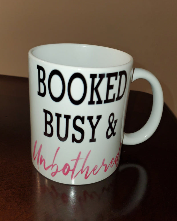 MPRESS Drink ware Booked Busy & Unbothered Cup